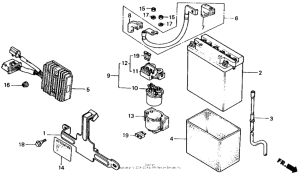 XL600V Аккумулятор