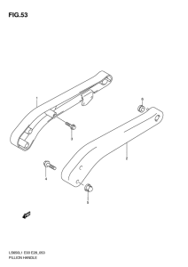 LS650 Pillion handle