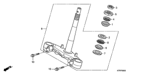 SH125D Траверса нижняя