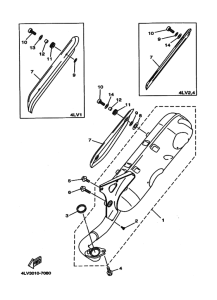 YJ50S Выпускной коллектор