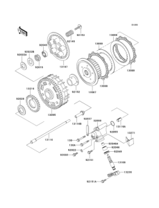 EJ800 Сцепление