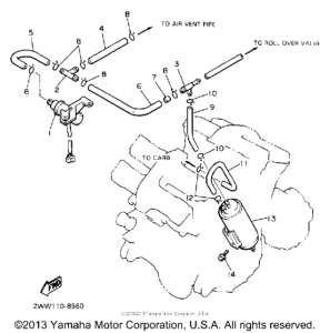 XVZ13DA Emission control device calif