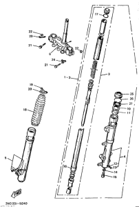  Передняя вилка