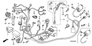 SCV100F Harness wire