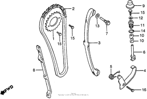CB125S Cam chain + tensioner