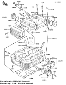 KZ1000 Cylinder head / covers
