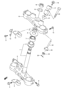 RMX250 Траверса нижняя