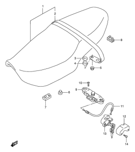 GSF600 Пружина