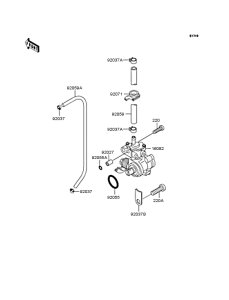 KMX50 Масляный насос и фильтр