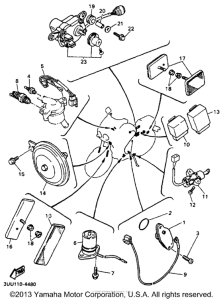 FZR600RKC Электрика