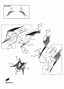 YZF600 Боковые обтекатели
