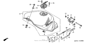 RVT1000R Топливный бак