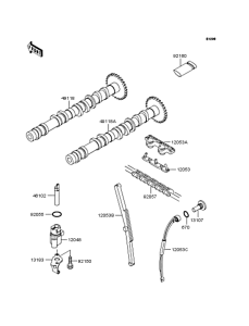 ZR400 Распредвал