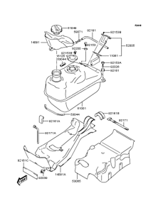SC250 Топливный бак
