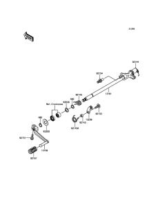 ZX1400 Механизм переключения передач