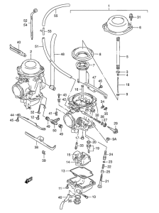 DR800 Carburetor assy
