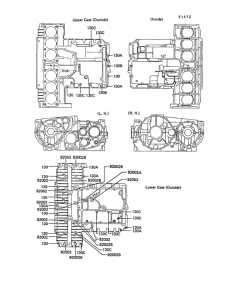 ZG1300 Болты крепления картера