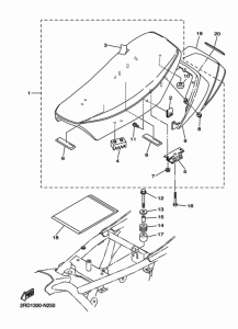 SR400 Сиденье