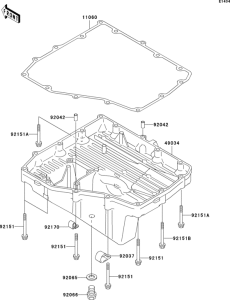 ZX1200 Маслянный поддон