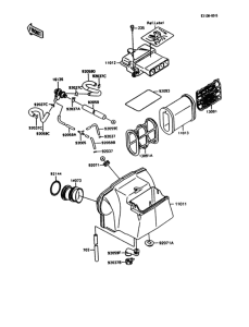 ZX600 Воздушный фильтр