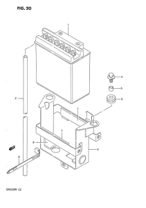 DR650 Аккумулятор
