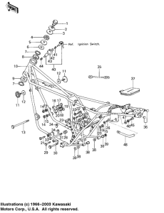 KZ1000 Frame / frame fittings