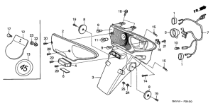 SJ50 Задний фонарь