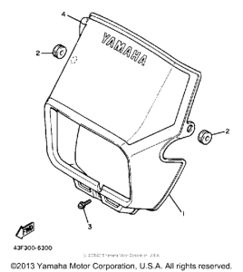 XT600WC (CA ED.) Обтекатели