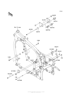 VN900 Крепление двигателя