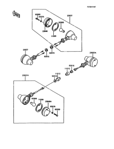 KMX200 Задний фонарь
