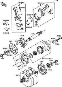 VN1500 Коленвал