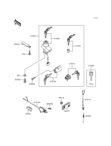 KLE500 Замок зажигания