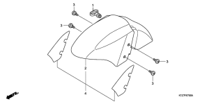 PES150 Переднее крыло