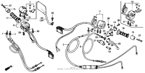 VTR250 Датчики