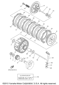 YZ85W1 Сцепление