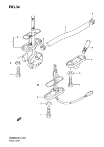 RV125 Топливный кран