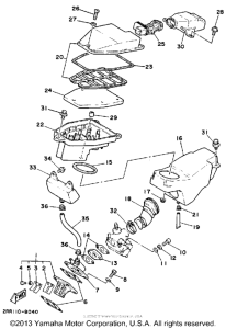 YSR50U Воздушный фильтр