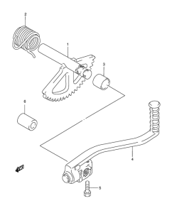 AE50 Ножной стартер