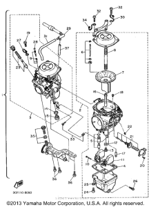 XV750DC Карбюратор