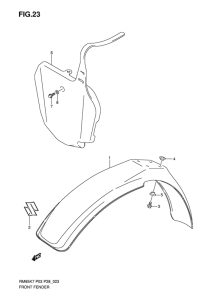 RM85 Переднее крыло