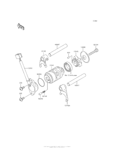 AN112 Валы и вилки переключения передач