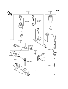 KMX50 Замок зажигания