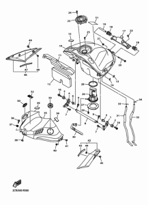 YZF-R1 Топливный бак