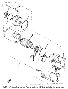 SR250J Стартер