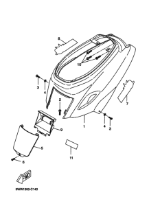 CW50 Боковая крышка