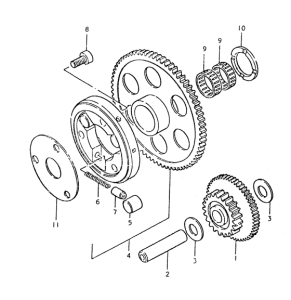 GS550 Муфта стартера