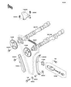 ZX1100 Распредвал