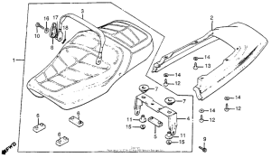 CB650SC Сиденье