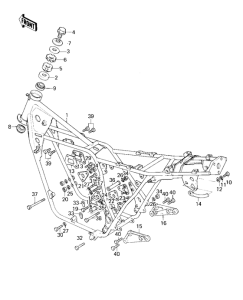 KZ1000 Frame / frame fittings