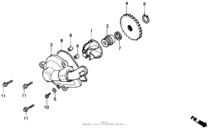 NX250 Водяной насос